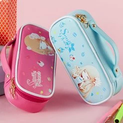 Juwas NEW ARRIVAL Sweet Smile Flower Girl Hardbound Pencil Case