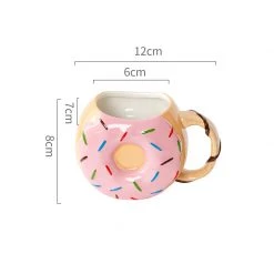Juwas NEW ARRIVAL Donut Ceramic Cup