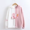 Juwas.com Online Store Pink White Colors Rabbit Carrot Hoodie 1 Juwas.com Online Store Pink White Colors Rabbit Carrot Hoodie