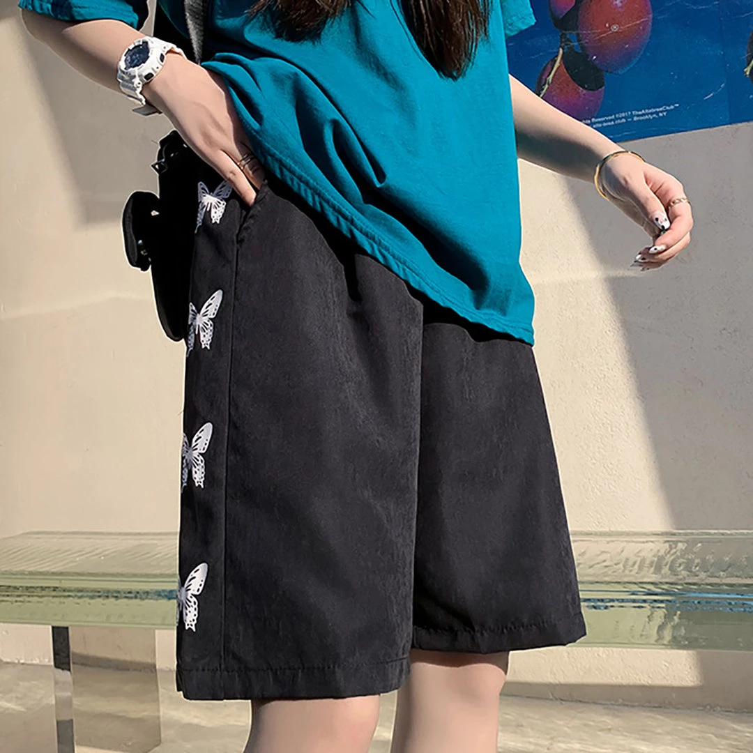 Juwas Butterfly Print Hight Waist Shorts NEW ARRIVAL 6 Juwas Butterfly Print Hight Waist Shorts NEW ARRIVAL