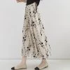 Juwas NEW ARRIVAL Vintage Floral Embroidery High Waist Skirt