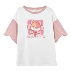 Juwas NEW ARRIVAL Grumpy Flower Cat Two-Tone Shirt 13 Juwas NEW ARRIVAL Grumpy Flower Cat Two-Tone Shirt