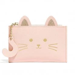 Juwas NEW ARRIVAL Cute Cat Credit Card Holder Wallet
