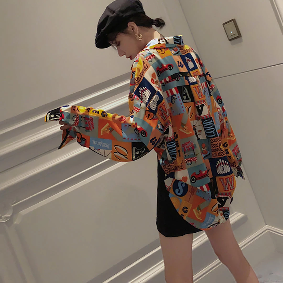 Juwas Vintage Color Block Long Sleeve Shirt NEW ARRIVAL 7 Juwas Vintage Color Block Long Sleeve Shirt NEW ARRIVAL