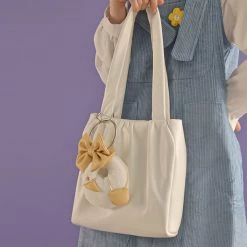 Juwas Bow Knot Goose Tote Bag