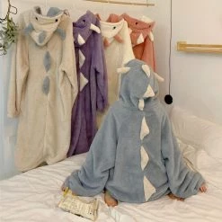 Juwas NEW ARRIVAL Dinosaur Sleepwear Kawaii Pajama Gown