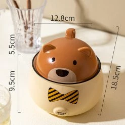 Juwas Cartoon Tiger Bear Ceramics Bowl NEW ARRIVAL