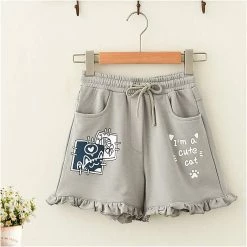 Juwas.com Online Store CLOTHING Kawaii Japanese Cat Theme Short