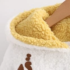 Juwas Japanese Letter Embroidery Pocket Cotton Coat