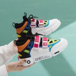 -Juwas Color Block Pop Up Sneaker 10 -Juwas Color Block Pop Up Sneaker