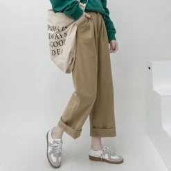 Juwas Pure Color Straight-Leg Pants NEW ARRIVAL