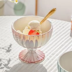 Juwas NEW ARRIVAL Ice Cream Ceramic Cup