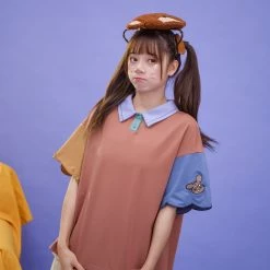 Juwas Witty Mouse Tri-Color Polo Shirt NEW ARRIVAL