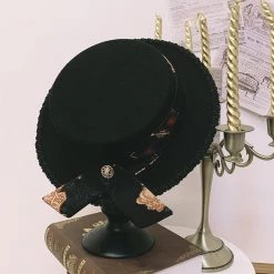 Juwas CLOTHING Vintage Lolita Panama Hat