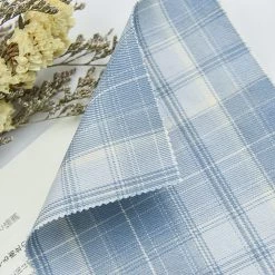 Juwas Kawaii School Girl Blue Plaid JK Skirts