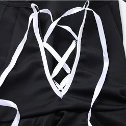 Juwas Sexy Lolita Black And White Maid Cosplay Lingerie Dress CLOTHING