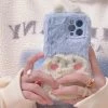 Juwas Fluffy Cartoon Sheep Embroidery IPhone Case ACCESSORIES