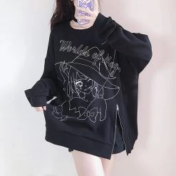Juwas Magic Witch Anime Oversized Hoodie NEW ARRIVAL