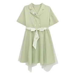 Juwas Flower Embroidery Spring Dress