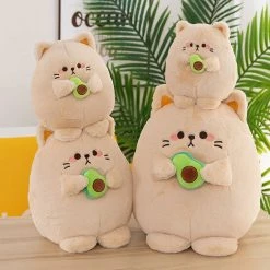 Juwas Kawaii Avocado Cat Plush Toy NEW ARRIVAL