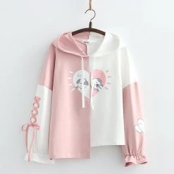 Juwas CLOTHING Dog Heart Lovers Oversize Hoodie