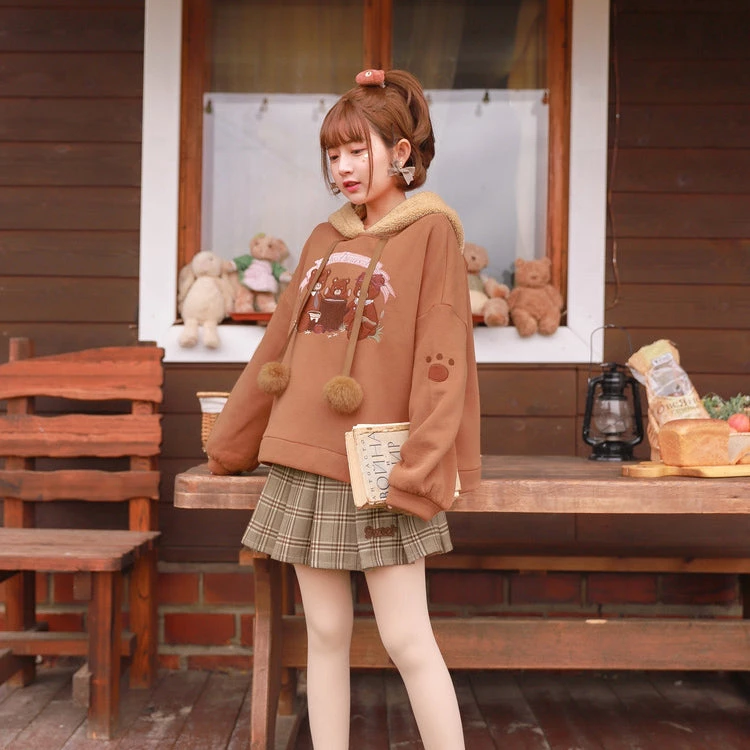 -Juwas NEW ARRIVAL Cozy Bear Family Brushed Warm Hoodie 4 -Juwas NEW ARRIVAL Cozy Bear Family Brushed Warm Hoodie