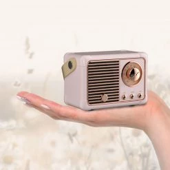 Juwas ACCESSORIES Cute 90s Retro Miniature Radio Speaker