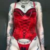 Juwas Gloomy Red Lac Doodle Intimates NEW ARRIVAL