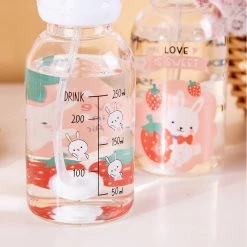 Juwas Bunny And Strawberry Water Baby Bottle NEW ARRIVAL