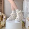 Juwas Shoes Fuzzy Ball Lolita Snow Boots 2 Juwas Shoes Fuzzy Ball Lolita Snow Boots
