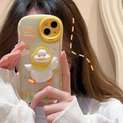Juwas Cute 3D Duck IPhone Case NEW ARRIVAL