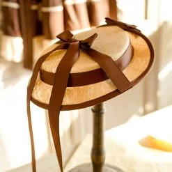 Juwas Vintage Bowknot Billycock Hat