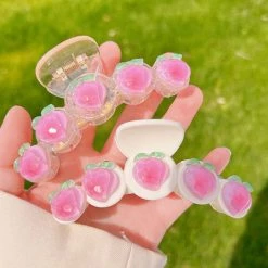 Juwas NEW ARRIVAL Cute Peach Clip