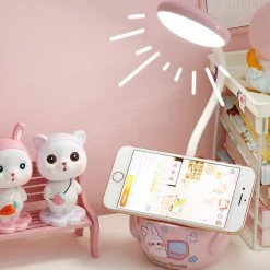Juwas Bunny Pen Holder Spotlight Night Lamp