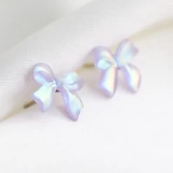 Juwas Bow Knot 925 Sterling Silver Earring NEW ARRIVAL