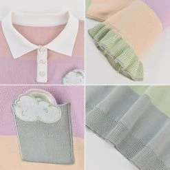 Juwas Vintage Candy Colored Polo