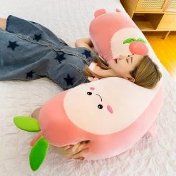Juwas Kawaii Pink Family Plush Pillows