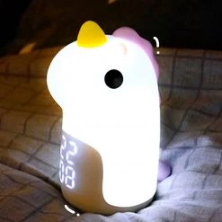 Juwas Unicorn Clock And Night Light