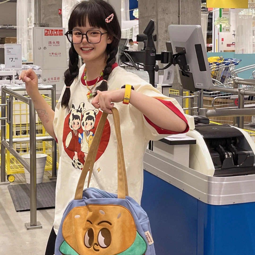 Juwas Cartoon Cows Print Cotton T-shirt 7 Juwas Cartoon Cows Print Cotton T-shirt