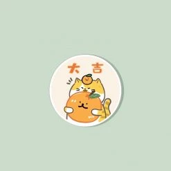 Juwas.com Online Store NEW ARRIVAL Cat Loves Oranges Lucky IPhone Case