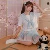 Juwas Dreamy Sakura Ombre Sailor Top And Skirt NEW ARRIVAL 1 Juwas Dreamy Sakura Ombre Sailor Top And Skirt NEW ARRIVAL