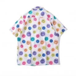 Juwas Smile Printed Harajuku Loose Shirt NEW ARRIVAL