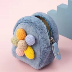 Juwas Rainbow Flower Mini Coin Purse