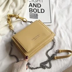 Juwas HOME&LIFESTYLE Basic Square Chain Sling Bag