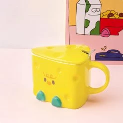 Juwas Cute Cheese Mug