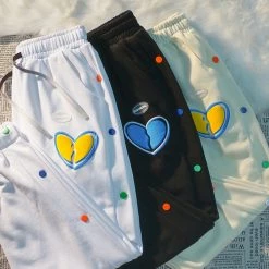 Juwas NEW ARRIVAL Broken Heart Jogger Sweatpants