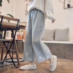 -Juwas NEW ARRIVAL Icy Princes Snowflake High Waist Trousers