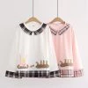 Juwas Rabbit Carrot Doll Collar Sweatshirt CLOTHING