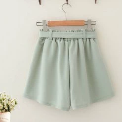 Juwas Chic Cowboy Hat Print Square Shorts CLOTHING