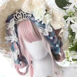 Juwas Fashion & Beauty Harajuku Princess Two-Tone Long Wavy Wig